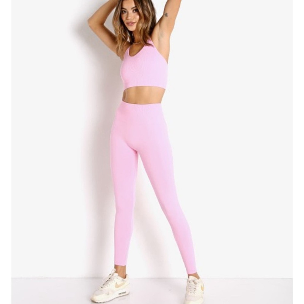 Spiritual Gangster Light Pink Leggings